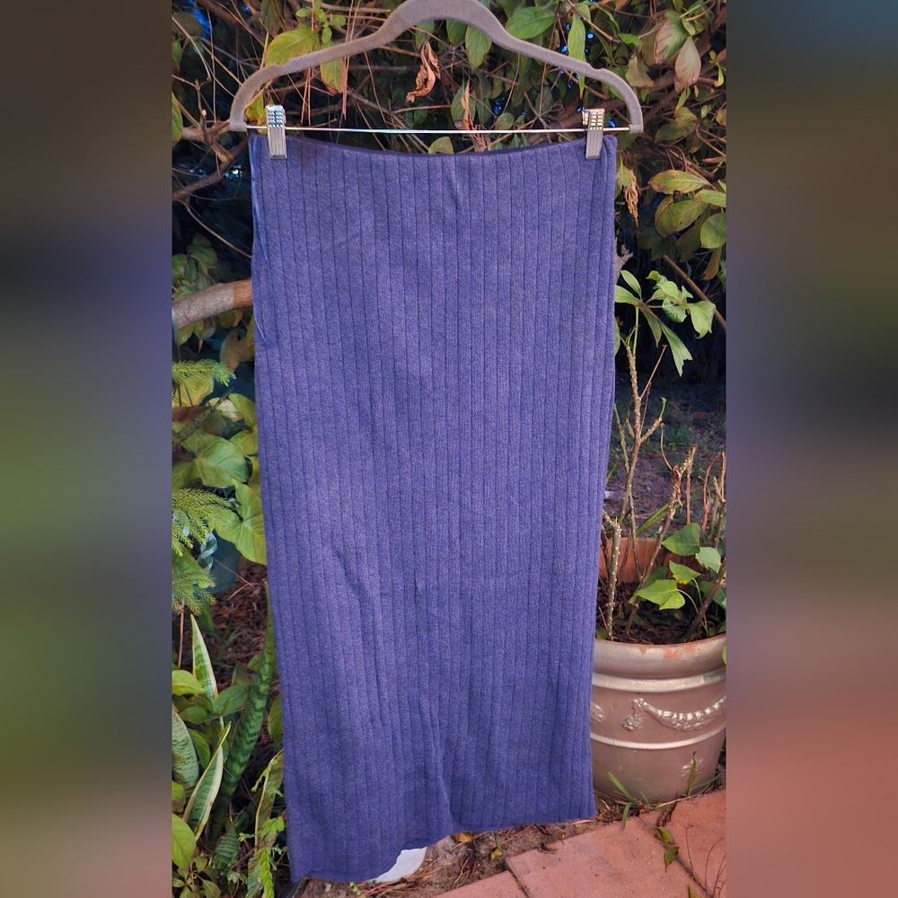Polo by Ralph Lauren Elegant Blue Pencil Skirt